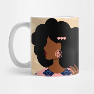 Woman in Pink Mug